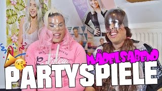 PARTYSPIELE mit Naschi  MÄDELSABEND  Schnell besoffen  Kondome amp Topfschlagen [upl. by Woodford]