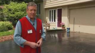 Lowes and QPR Professional Grade Driveway Sealer Instructional Video [upl. by Ahsael]