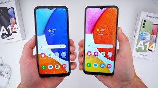 Samsung A14 4GLTE vs A14 5G Comparison  Dont Buy The Wrong One [upl. by Evatsug992]