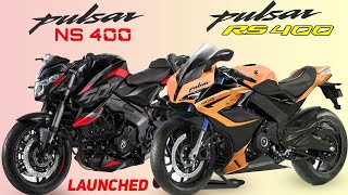 Bajaj Pulsar NS400 and RS400 Launched Soon In India🔥😱Price  Launch Date 2023 Pulsar RS400 amp NS400 [upl. by Odnanref]