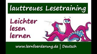 ✅ Lesetraining für die Grundschule ✅ Leichter Lesen Lernen [upl. by Ensoll509]