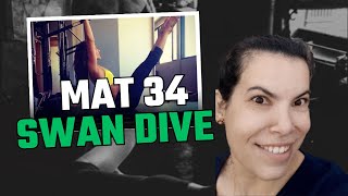 Exercício de Mat Pilates  SWAN DIVE  gynmatpilates [upl. by Arnaud]