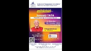 Lecture Meeting  JAMSET JI TATA  A Powerful Learnings for Corporate Success [upl. by Carlee]