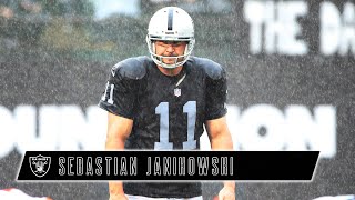 From the Golf Course to the 17th Pick Sebastian Janikowskis Draft Story  Las Vegas Raiders [upl. by Aibara903]