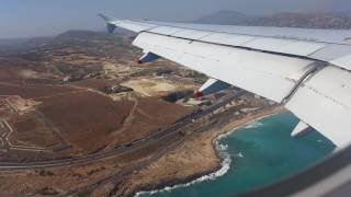 Airbus A319 quotGermaniaquot  Landing Heraklion Crete BRE to HER HD [upl. by Yleak424]