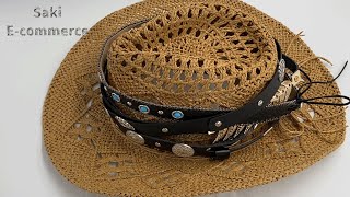 How to Change Hat Decorations with Leather Belts  Saki Ecommerce Customization Ep3 [upl. by Guyer]