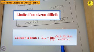 Un exemple dun limite dificile [upl. by Meng]