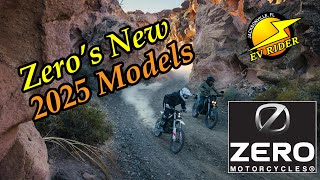 Zero Motorcycles Unveils 2 New Models amp Concept Bike For 2025 [upl. by Nennerb549]