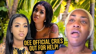 DEE Official CRY OUT FOR HELP 😭😭 Dee official family put her out in the rain  dee cry in viral vid [upl. by Keg]