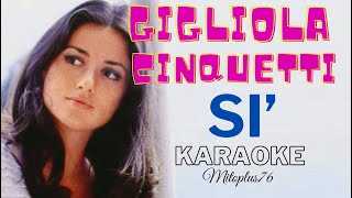 GIGLIOLA CINQUETTI  SI Eurovision Festival 1974 KARAOKE FAIR USE [upl. by Angela465]