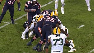 Davante Adams Knocked Out On Brutal Hit By Danny Trevathan  Bears vs Packers  NFL [upl. by Cozza425]