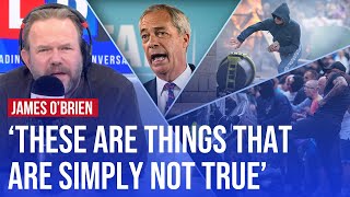 James OBrien rubbishes lies from the farright in mammoth monologue  LBC [upl. by Ynnub]