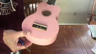 How to Restring a Right Handed Ukulele and Make it a Left Handed Ukulele [upl. by Nahama]