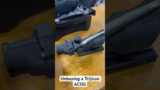 Unboxing my first Trijicon ACOG acog trijicon firearms [upl. by Anh]