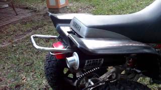 yamaha warrior 350 hmf exhaust and walk around [upl. by Austen]