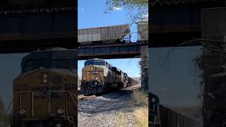 Over amp Under Trains CSX amp Norfolk Southern Railroad In Kenova West Virginia JawTooth Shorts [upl. by Loella]