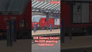 Siemens Vectron No3229 trainspotting denmark electric dsb vectron v [upl. by Eirual]