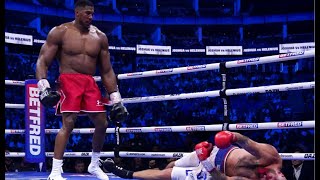 WOW Anthony Joshua  The Real Hands of Steel  Best Performances [upl. by Enyahc]