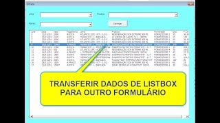 Controle de Estoque com Excel  Enviar Dados de Listbox VBA para Formulário  Aula 16 [upl. by Ayikahs]