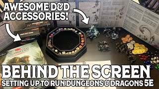 Behind the Screen Our DM Set Up for Dungeons and Dragons 5e [upl. by Lleznol]