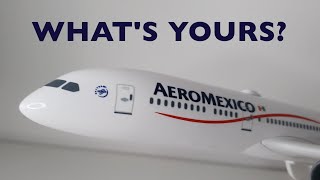 Whats yours  Aeroméxico  Boeing 7879  Scale 1200 [upl. by Daza]