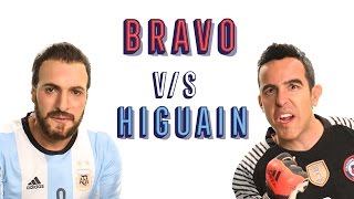 Bravo vs Higuaín  Argentina vs Chile – El Penal  By KramerampBossi [upl. by Watkins]