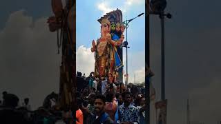 Khairatabad Ganesh Shobha Yatra khairatabadganesh ganeshnimajjanam2024 ganeshchaturthi [upl. by Llenwad]