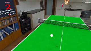 Mixed Reality Quest 3 Eleven Tennis Table [upl. by Eedolem]