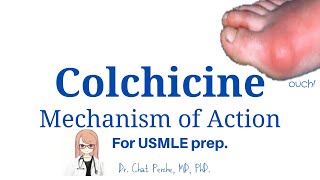 Understanding Colchicine Mechanism Study Breakdown 【USMLE Pharmacology】 [upl. by Mehitable]