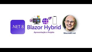 MAUI Blazor Hybrid App  Apresentação e projeto [upl. by Warrin]