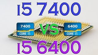 i5 7400 vs i5 6400  BENCHMARKS  GAMING TESTS REVIEW AND COMPARISON  Kaby Lake vs Skylake [upl. by Frasch]