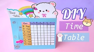 DIY Timetable for School How to make Study timetable for school School hacks timetable for school [upl. by Sol271]