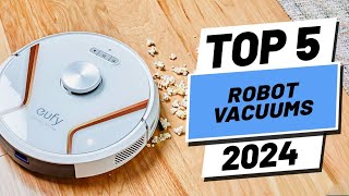 Top 5 Best Robot Vacuum 2024 [upl. by Adnylem]