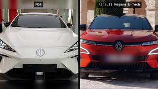 MG4 vs Renault Megane ETech [upl. by Alegnasor]