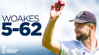 562  Chris Woakes Takes His First Ashes FiveWicket Haul  England v Australia [upl. by Waldner]