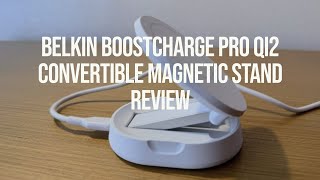 Belkin BoostCharge Pro Convertible Qi2 Magnetic Stand Review TravelFriendly Wireless Power [upl. by Deedahs]