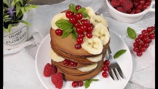 Pancake al cioccolato in 1 MINUTO Dorayaki [upl. by Enohpesrep]