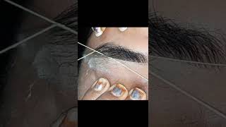 Growth Eyebrow Threading eyebrows shortsshortvideo youtubeshorts [upl. by Dnalwor]