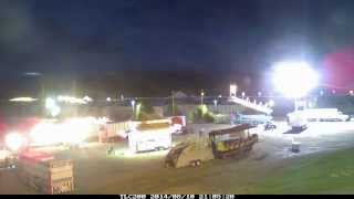 Greene County Fair 2014  Time Lapse of Midway Setup [upl. by Apilef]