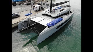 McConaghy MC60 Performance Catamaran Walkthrough w Commentary 4K [upl. by Nanreit]