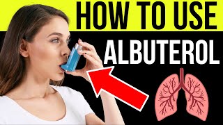 How to use Albuterol Salbutamol  Asthma medication  plus side effects and more [upl. by Laeahcim]