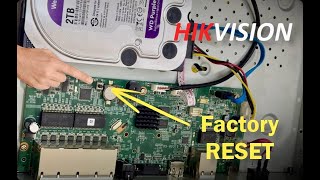 Hikvision NVR Password Reset  How to Reset Hikvision NVRDVR Password to default setting 2024 [upl. by Danie]