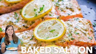 How To Make Baked Salmon with Garlic and Dijon  Under 30 Minutes [upl. by Ijnek]