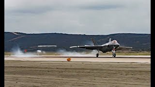 F35C Arrives at Miramar for Black Knights [upl. by Isoais565]