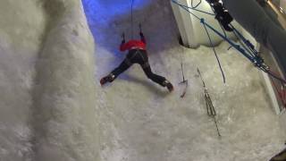 Indoor ice climbing  Vertical Chill London [upl. by Ahsart231]