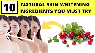 Whitening ingredients you should try to have a lighter skin [upl. by Fernande]