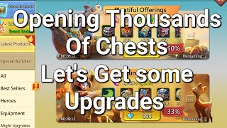 Lords Mobile  Buying Packs And Upgrading Stats [upl. by Agiaf]