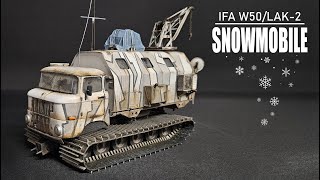 IFA W50LAK2 Truck Conversion to Snowmobile scale 135  W50 SchneemobilUmbau [upl. by Gnohc626]