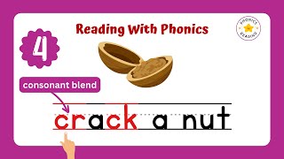 Reading with Phonics for Kindergarten  Lesson 4 phonicsreading [upl. by Anwahsit114]