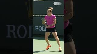 Maria Sakkari  Backhand 4K Slow Motion [upl. by Irec]